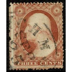 #25 3¢ Washington, Rose