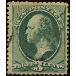 #184 3¢ Washington, Green