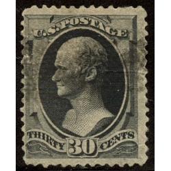 #190 30¢ Alexander Hamilton, Gray Black