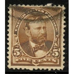 #223 5¢ Grant, Chocolate
