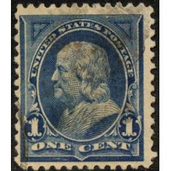 #246 1¢ Franklin, Ultramarine
