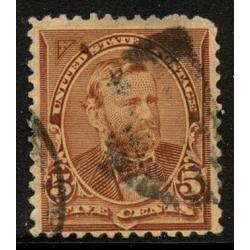 #255 5¢ Grant, Chocolate