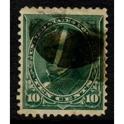 #258 10¢ Webster, Green