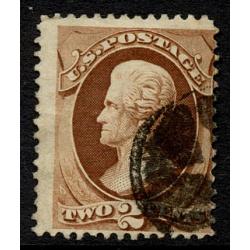 #135 Jackson 2¢ Red Brown