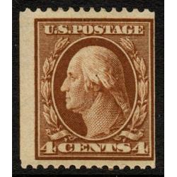#350 1¢ Washington, Orange Brown - Previously Hinged