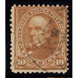#283 10¢ Webster, Orange Brown