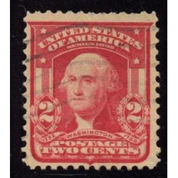 #319 2¢ Washington Carmine