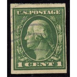 #408 1¢ Washington, Green