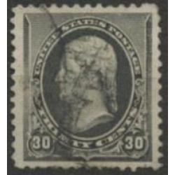 #228 30¢ Jefferson, Black