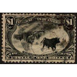 #292 $1 Cattle in Storm, Black