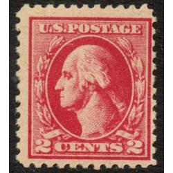 #526 2¢ Washington, Carmine Type IV, Never Hinged