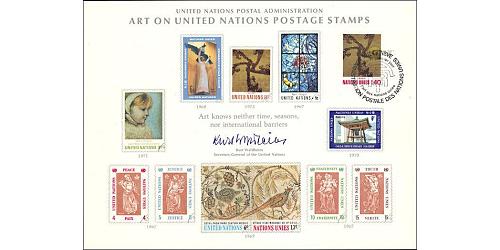 # UN2 Art Souvenir Card FDC - Geneva