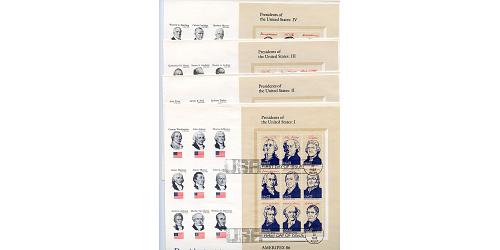 #2216-2219 AMERIPEX Souvenir Sheets FDC, Set of Four