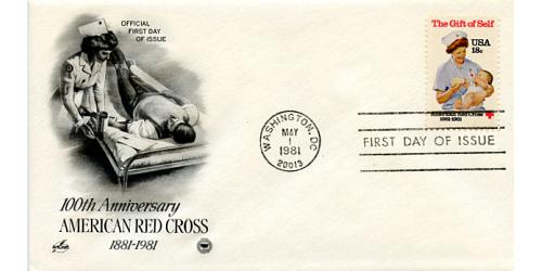 #1910 America Red Cross Nursing, Artcraft Cachet