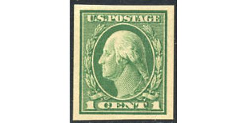 #408 1¢ Washington, Green, NH