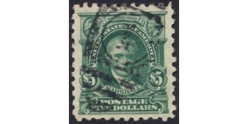 #480 $5 Marshall, Light Green