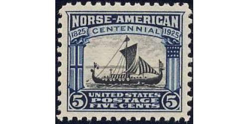 #621 5¢ Norse American Centennial, NH