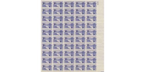 #1012 Civil Engineers Society 50th Anniversary, Sheet of 50 Stam