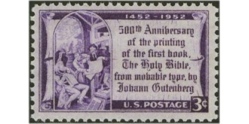 #1014 Gutenberg Bible, 500th Anniversary