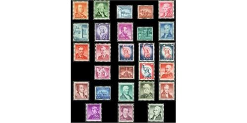 # 1030-1053 Liberty Series, Set of 27