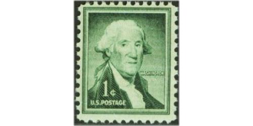 #1031 George Washington, Wet Printing