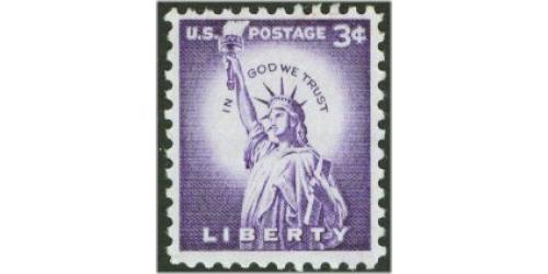 #1035 Statue of Liberty, Wet Printing