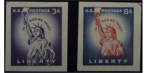 #1075a & b, FIPEX Souvenir Sheet Singles