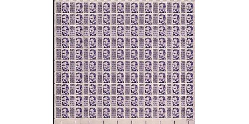 #1281 Francis Parkman,  Sheet of 100 Stamps