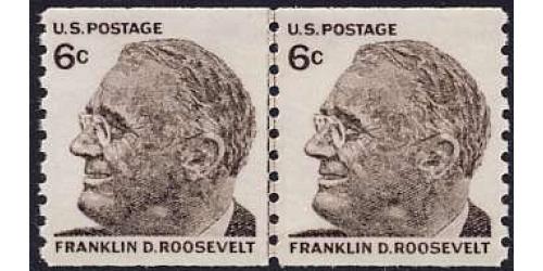 #1305 Roosevelt, Coil Line Pair