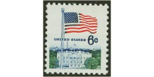 #1338D Flag, Huck Press, 11x10½