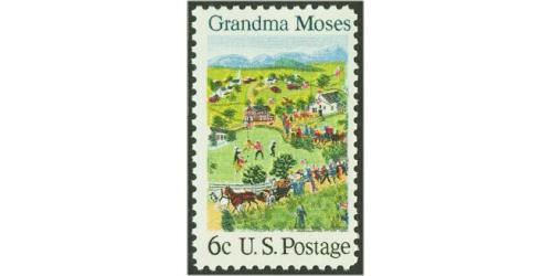 #1370 Grandma Moses Painting