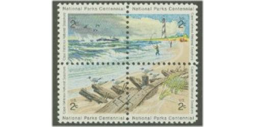 #1451a Cape Hatteras, Block of Four