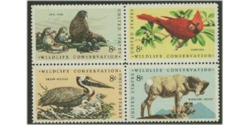 #1464-67 Wildlife, Four Singles