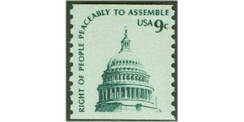 #1616 Right to Assemble,  Coil Shiny Gum