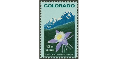 #1711c Colorado Statehood, Perforated 11.2