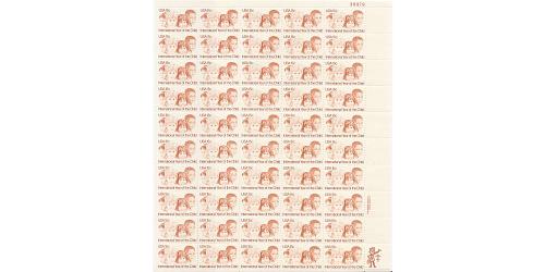 #1772 International Year of the Child, Sheet of 50 Stamps