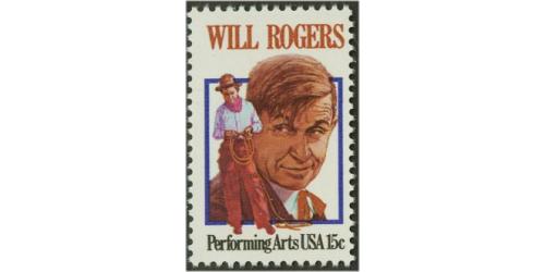 #1801 Will Rogers, Comedian & Humorist