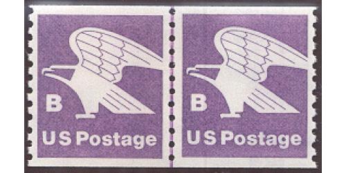 #1820 'B' and Eagle, Coil Line Pair