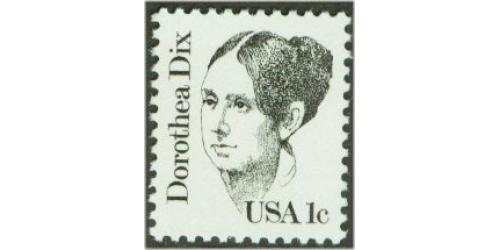 #1844c Dorothea Dix, Perforated 10.9, Small Block Tagging