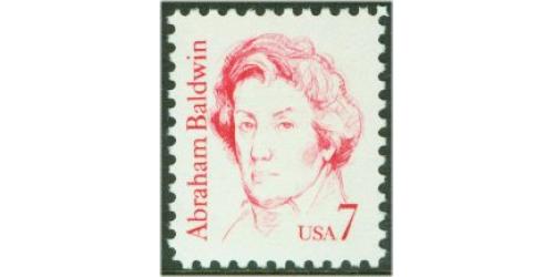 #1850 Abraham Baldwin, American Politician