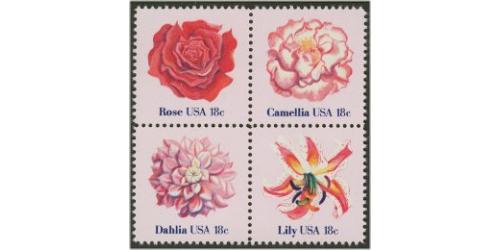 #1876-79 Flowers, Four Singles