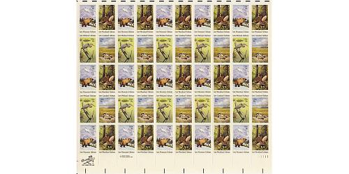#1921-24 WildLife Habitats,  Sheet of 50 Stamps