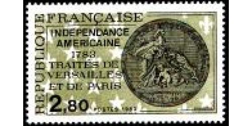 #2052 France #1899, Treaty of Paris