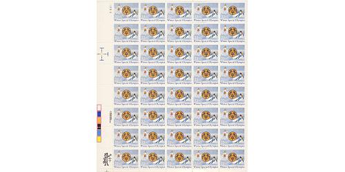 #2142 Special Olympics, Sheet of 40 Stamps