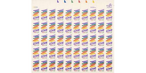 #2143 Love, Sheet of 50