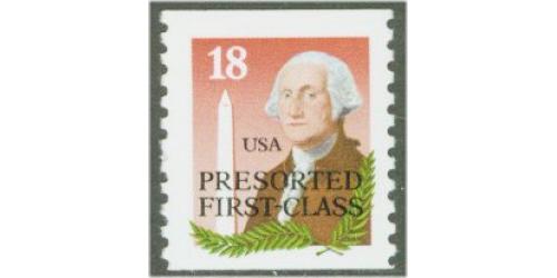 #2149a Washington, Precanceled Coil (low gloss gum)