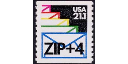 #2150a Sealed Envelope, Precanceled Coil