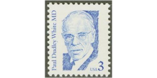 #2170 Dr. Paul White, American Physician, Block Tagging, Dull Gum