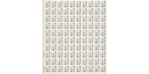 #2170 Dr. Paul White, American Physician, Block Tagging, Sheet of 100