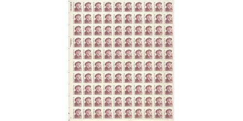 #2177a Buffalo Bill Cody, Overall Tagging, Sheet of 100 Stamps
